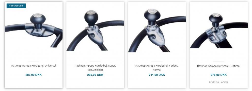 4 forskellige ratknop til skibsrat