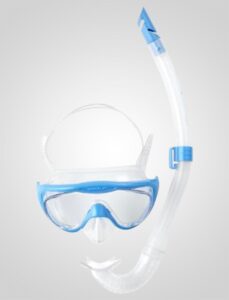 Glide Junior snorkel og maske- Blå