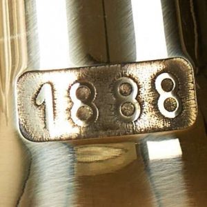 gammel brugt 1888 messing klokke til skibe og barer