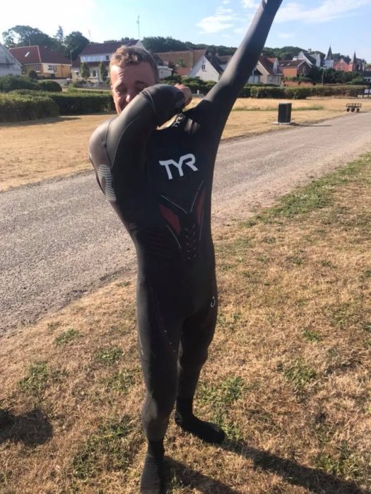 På med våddragten igen