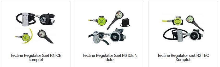 komplet regulator sæt