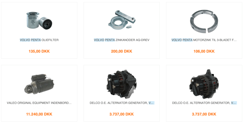 volvo penta priser
