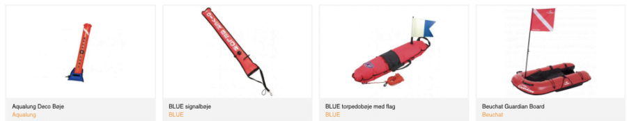 Signalflag og dykkerflag til båd